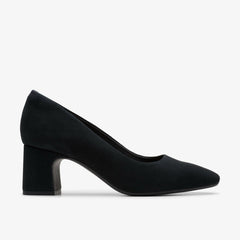 Fernie Court Black Suede | Clarks outlet - Women