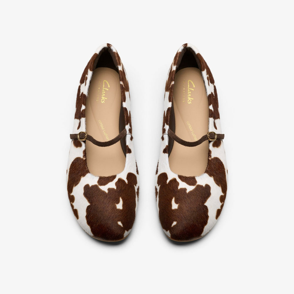 Livia Sky Cow Print | Clarks on Sale - Women