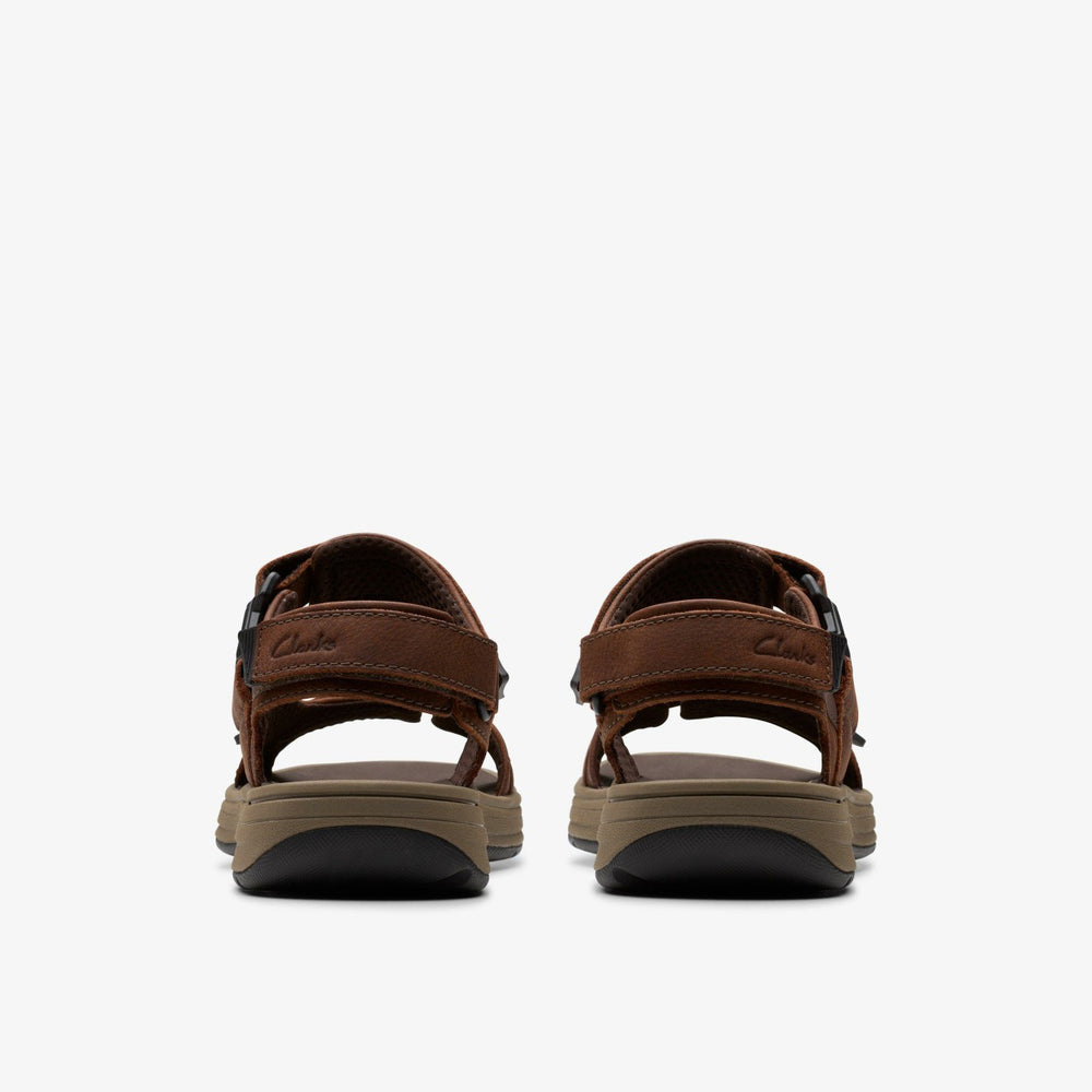 Saltway Edge Dark Brown Leather | Clarks outlet - Men