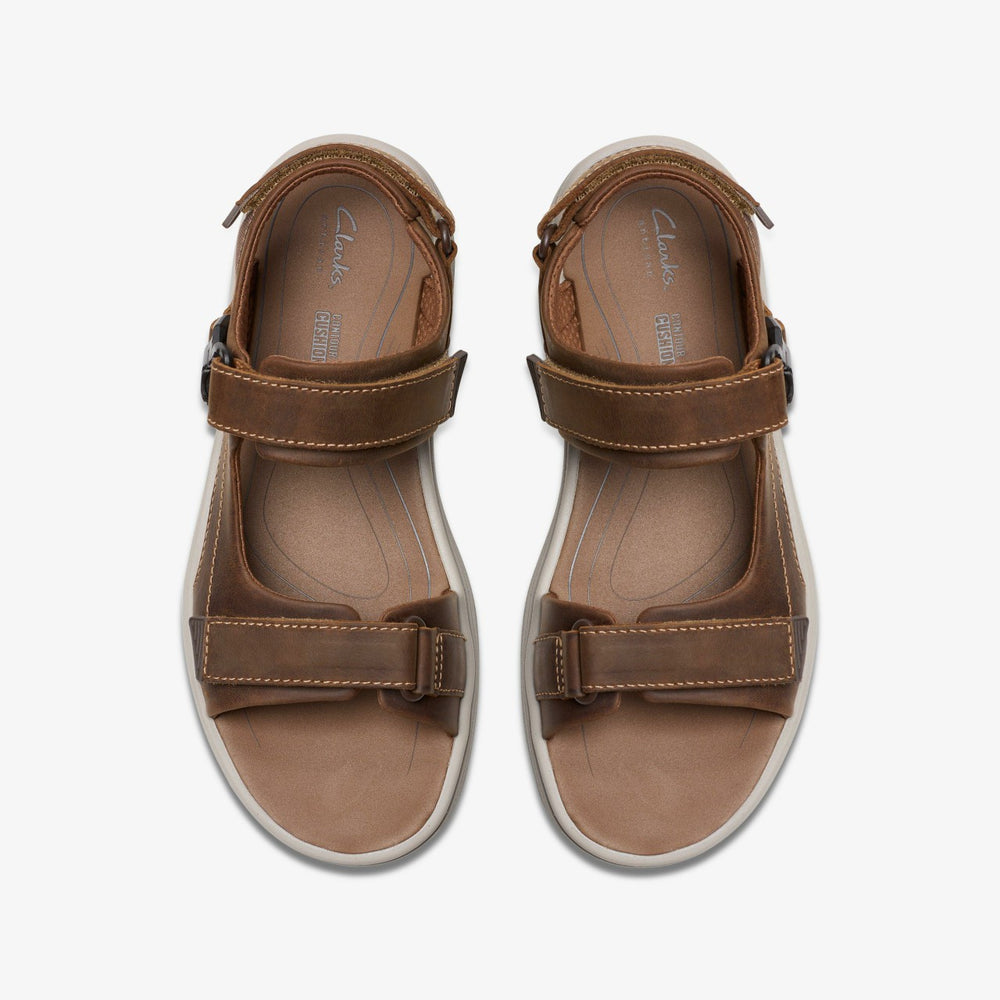 Saltway Edge Light Tan Leather | Clarks Sale - Men