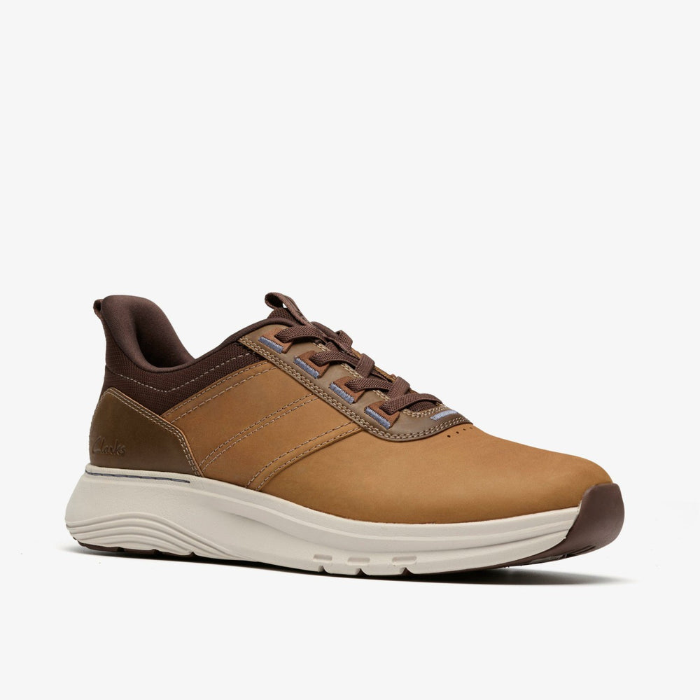 Motion Trek LX Dark Tan Leather | Clarks on Sale - Men