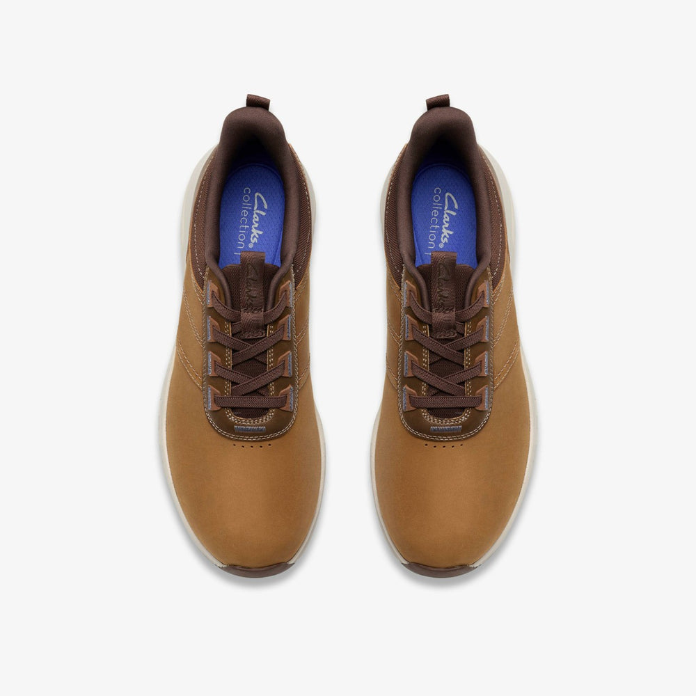 Motion Trek LX Dark Tan Leather | Clarks on Sale - Men