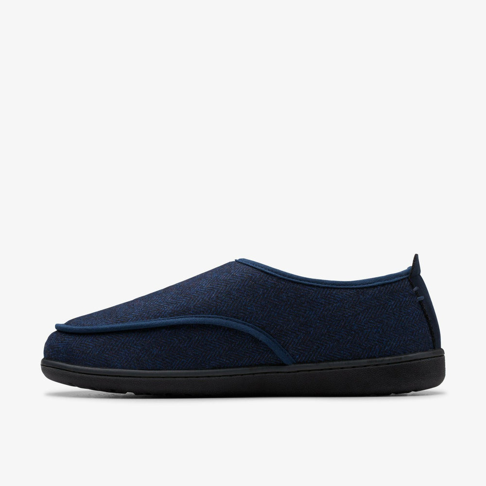 King Riptape Slipper Navy Interest | Clarks online - Men