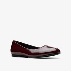 Livia Lily Burgundy Patent | Clarks Sale - Women