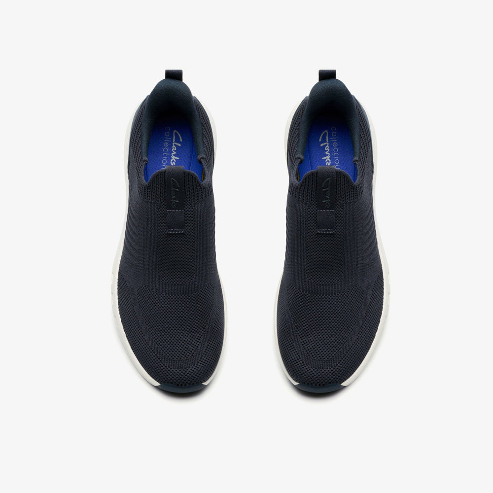 Motion Trek IN Navy Knit | Clarks Sale - Men