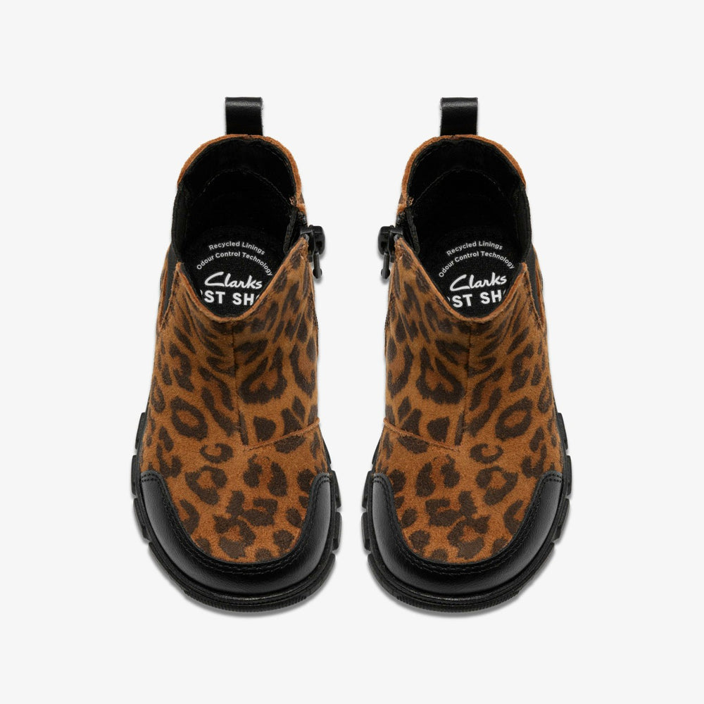 Evyn Chelsea Toddler Leopard Print | Clarks Sale - Kids