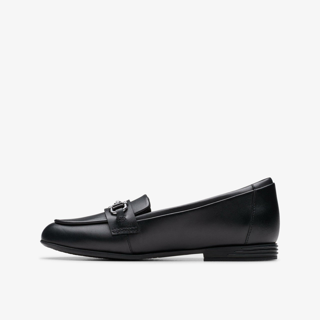 Finja Loafer Older Black Leather | Clarks outlet - Kids