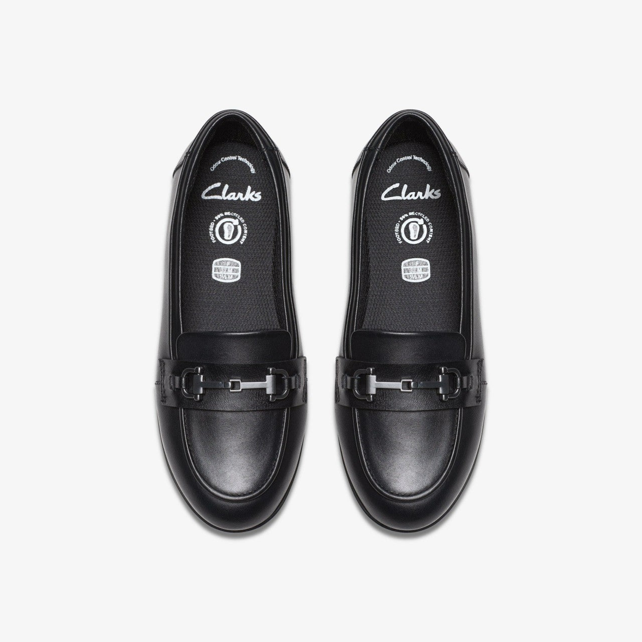 Finja Loafer Older Black Leather | Clarks outlet - Kids
