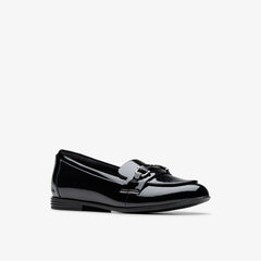 Finja Loafer Older Black Patent | Clarks discount - Kids