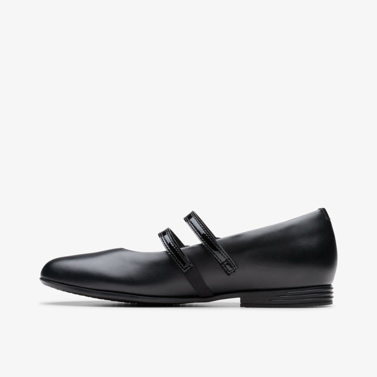 Finja Bar Youth Black Leather | Clarks for sale - Kids