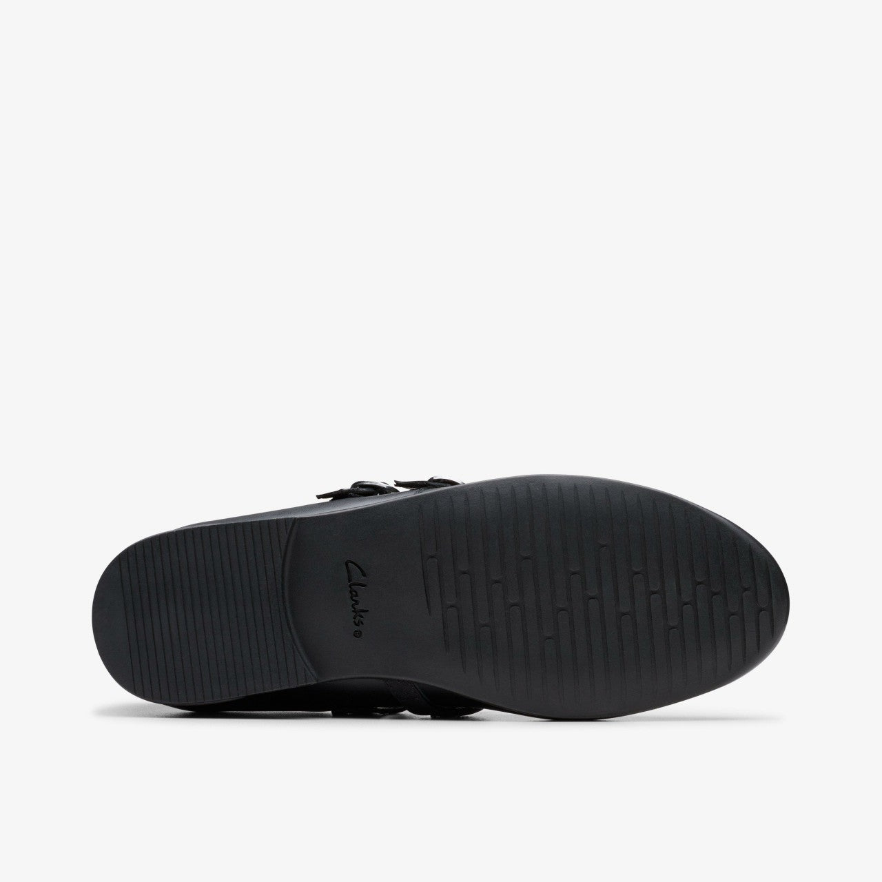 Finja Bar Youth Black Leather | Clarks for sale - Kids
