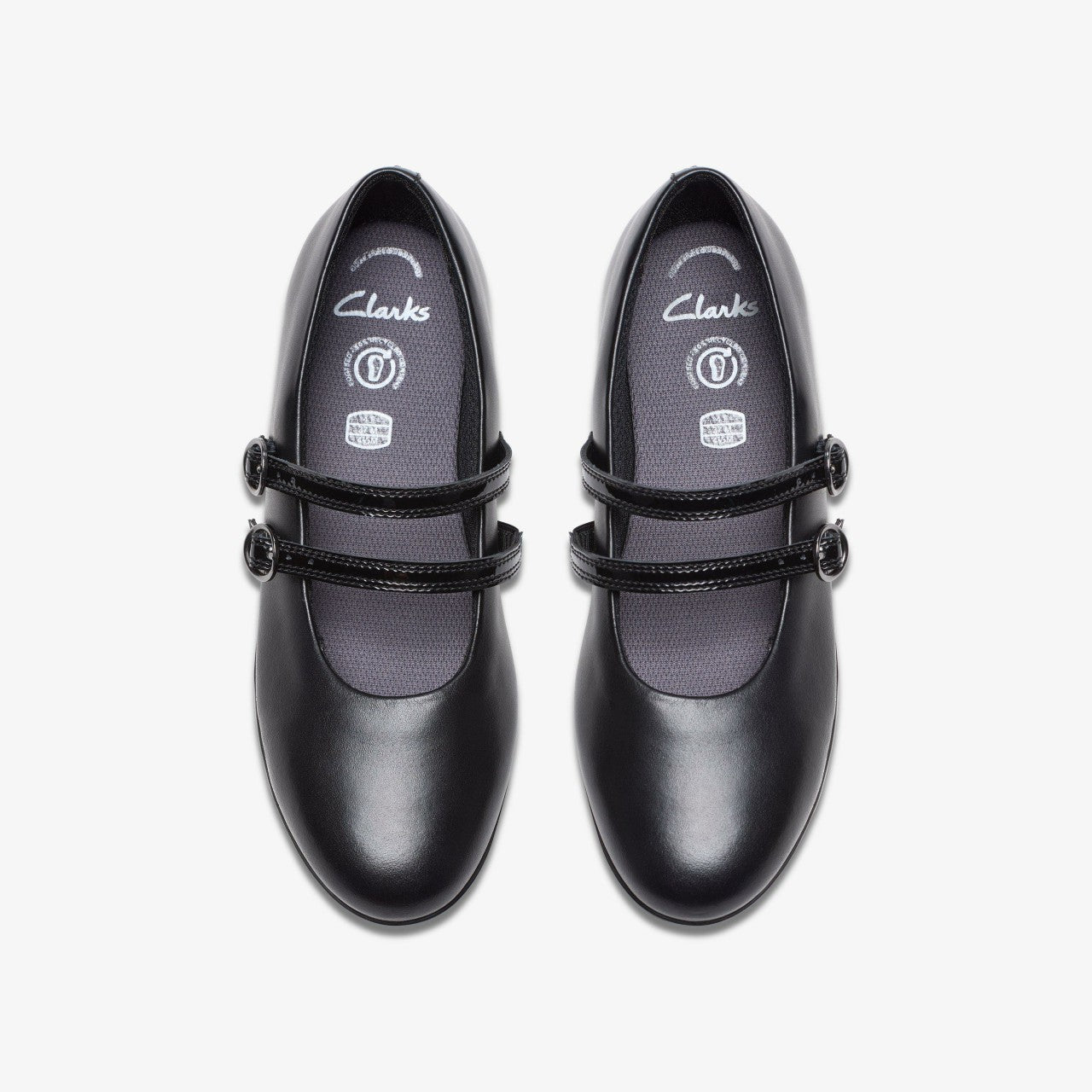 Finja Bar Youth Black Leather | Clarks for sale - Kids