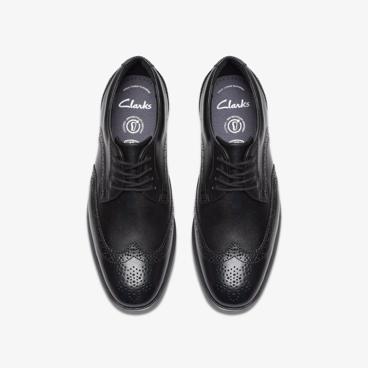 Jonwin Wing Youth Black Leather | Clarks online - Kids