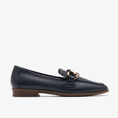 Sarafyna Iris Navy Leather | Clarks online - Women