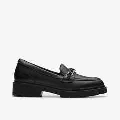 Eris Edge Youth Black Leather | Clarks for sale - Kids