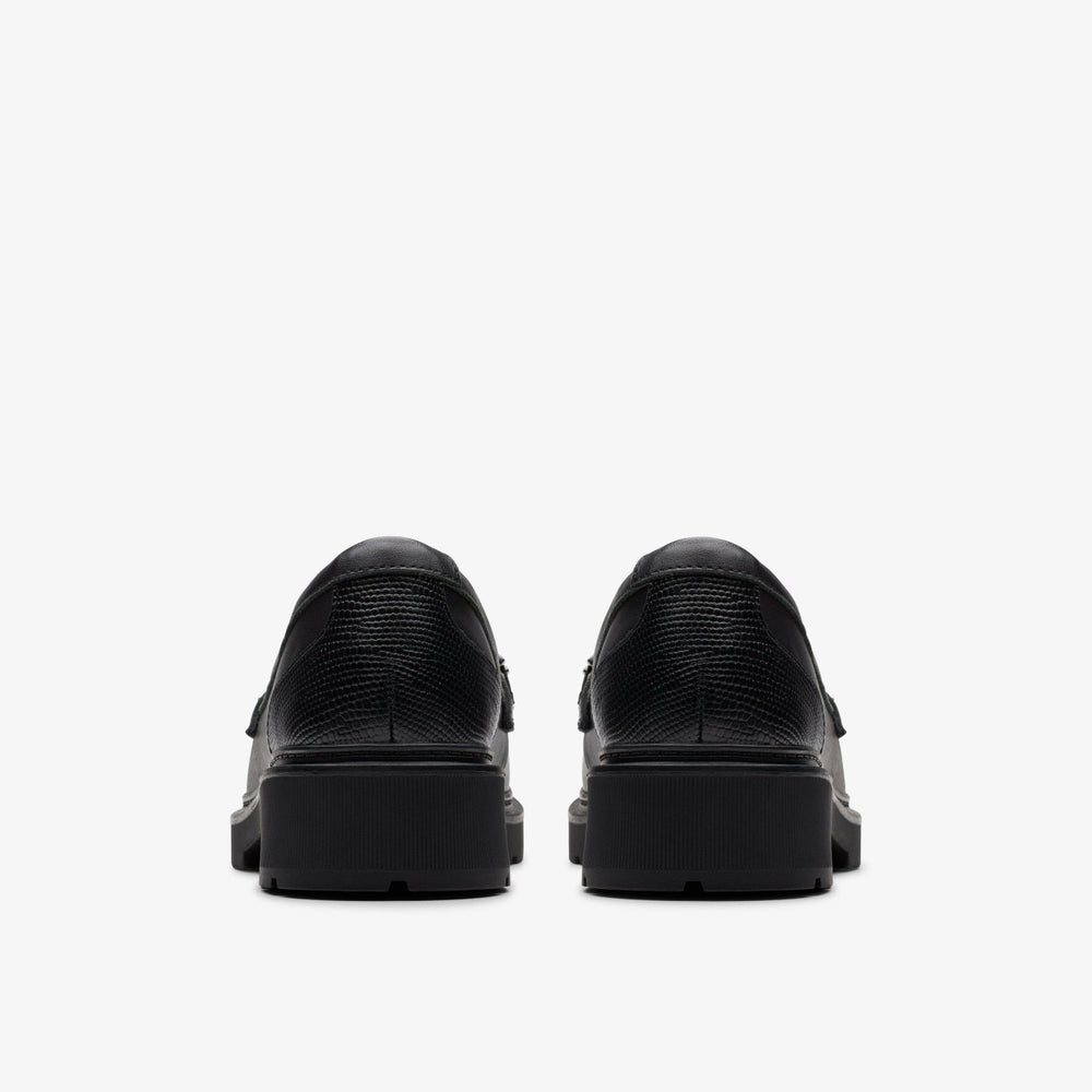 Eris Edge Youth Black Leather | Clarks for sale - Kids