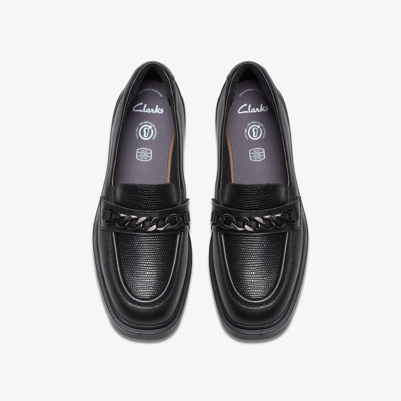 Eris Edge Youth Black Leather | Clarks for sale - Kids