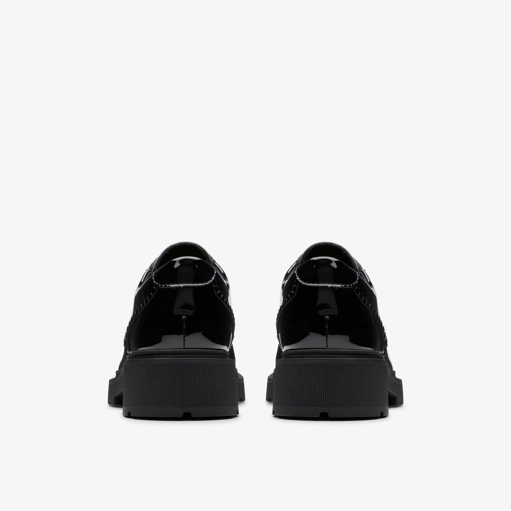 Eris Pure Youth Black Patent | Clarks Sale - Kids