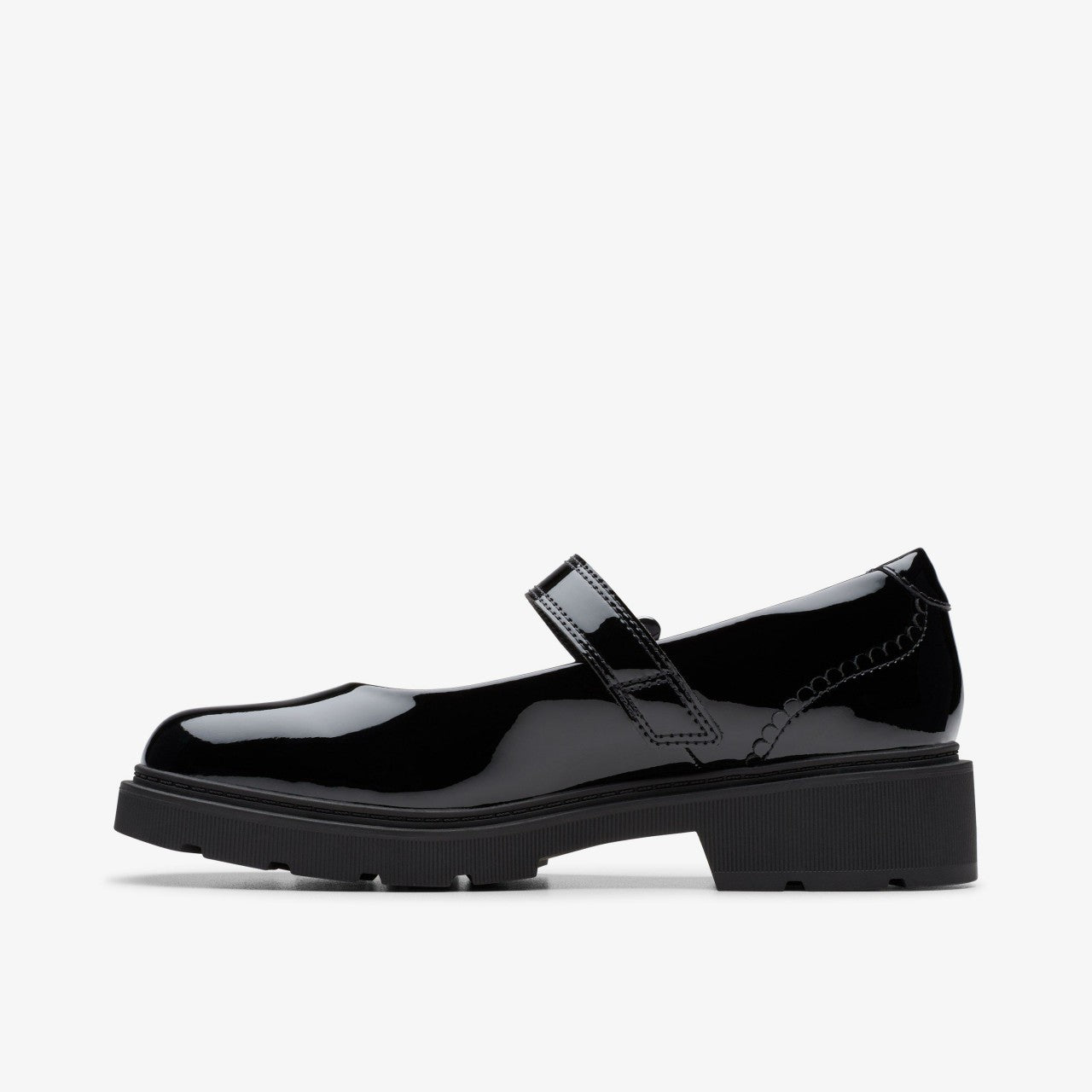Eris Jane Youth Black Patent | Clarks discount - Kids