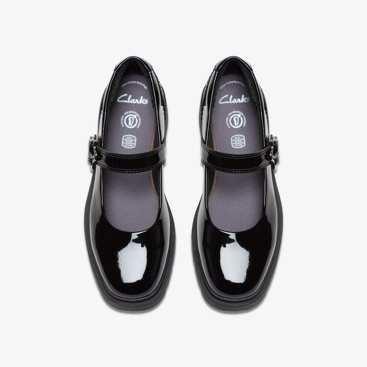 Eris Jane Youth Black Patent | Clarks discount - Kids