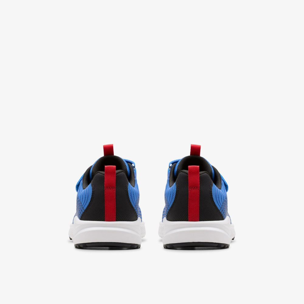 Deyes Dash Kid Blue Synthetic | Clarks on Sale - Kids