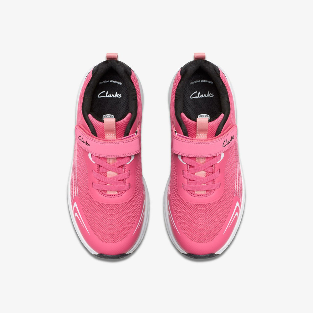 Deyes Dash Kid Pink Synthetic | Clarks for sale - Kids