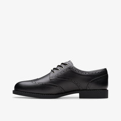 Tapa Pure Youth Black Leather | Clarks outlet - Kids