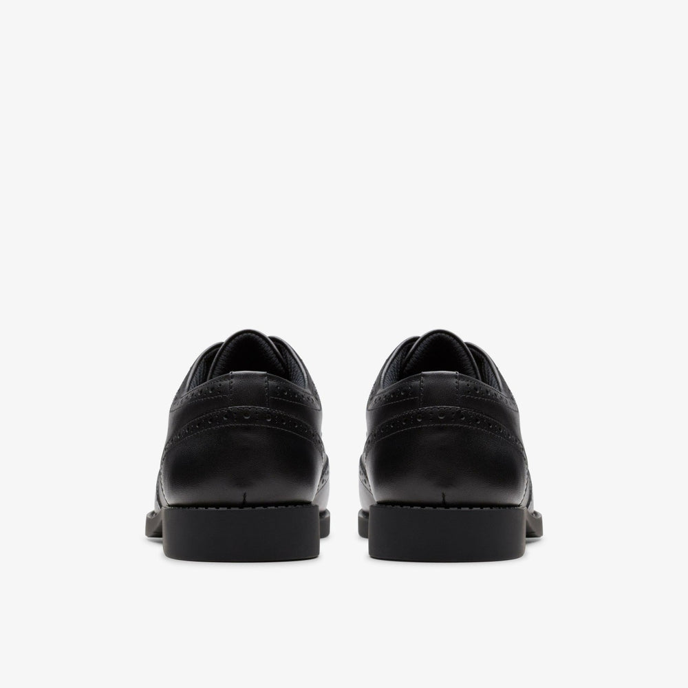 Tapa Pure Youth Black Leather | Clarks outlet - Kids