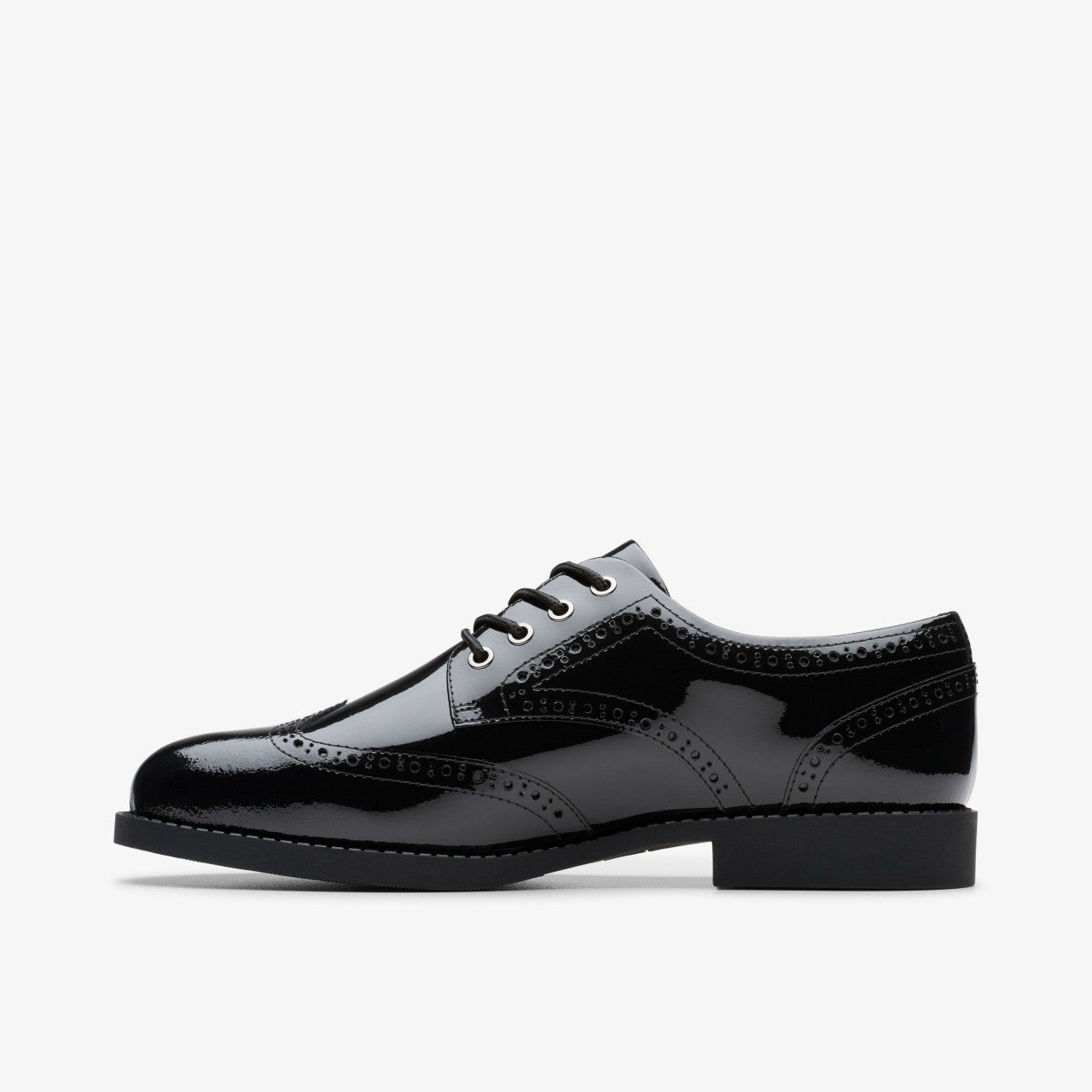 Tapa Pure Youth Black Patent | Clarks Sale - Kids