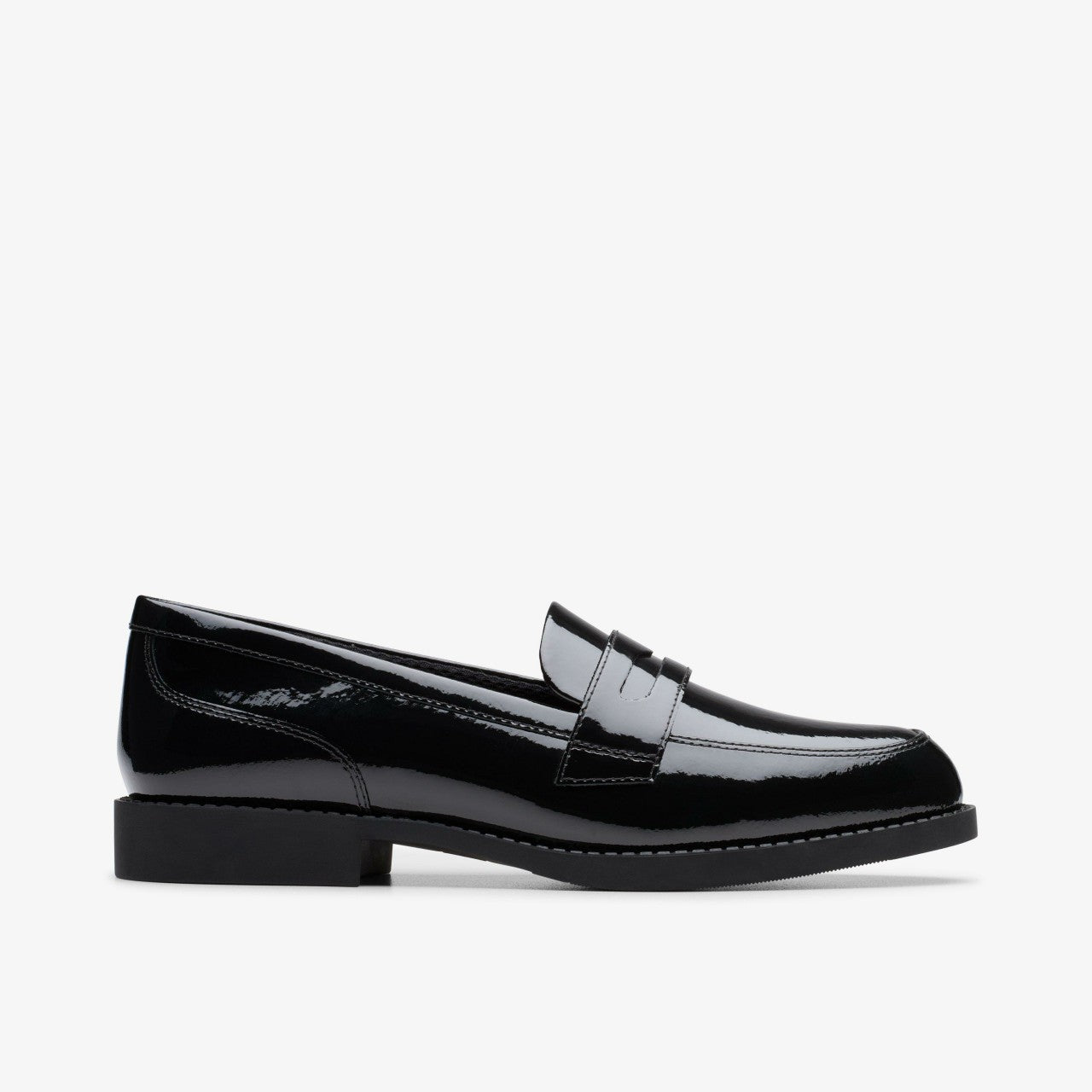 Tapa Edge Youth Black Patent | Clarks on Sale - Kids