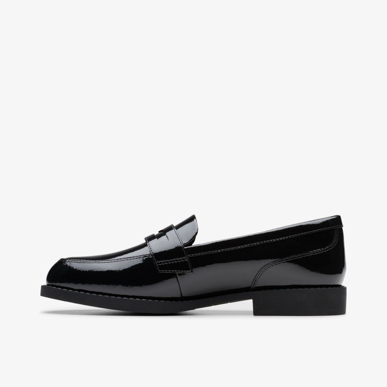Tapa Edge Youth Black Patent | Clarks on Sale - Kids