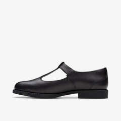 Tapa Hope Youth Black Leather | Clarks on Sale - Kids
