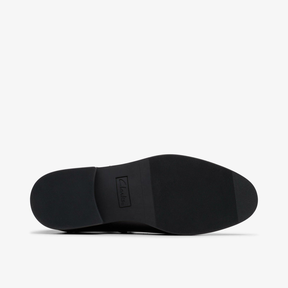 Tapa Hope Youth Black Leather | Clarks on Sale - Kids