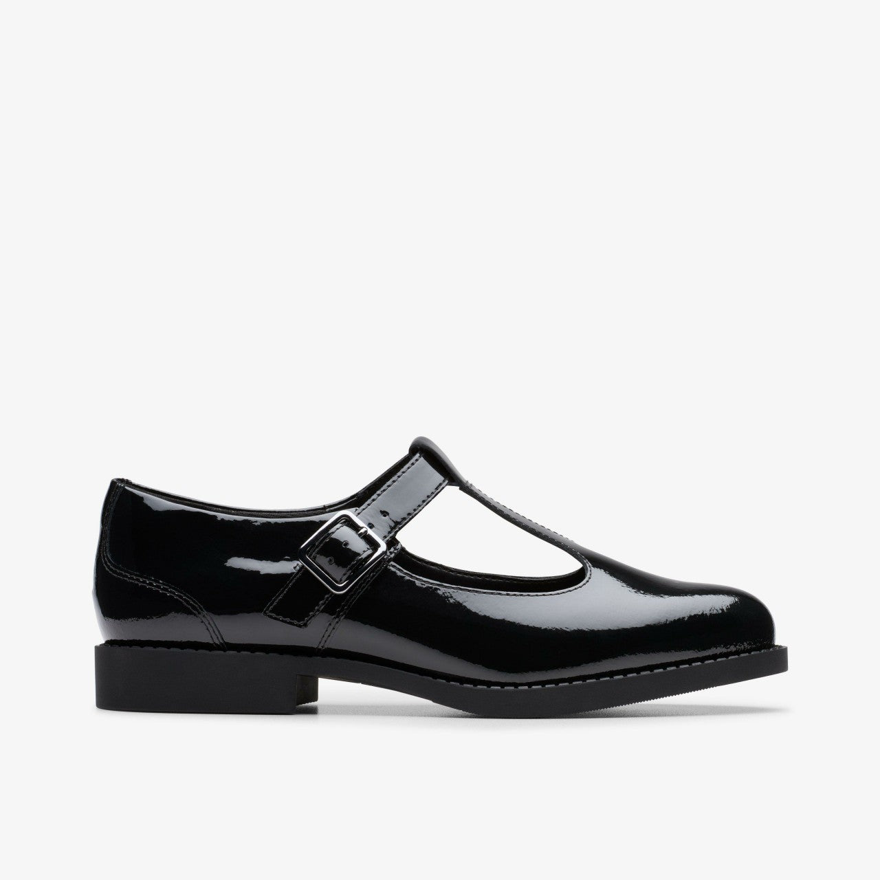 Tapa Hope Youth Black Patent | Clarks for sale - Kids