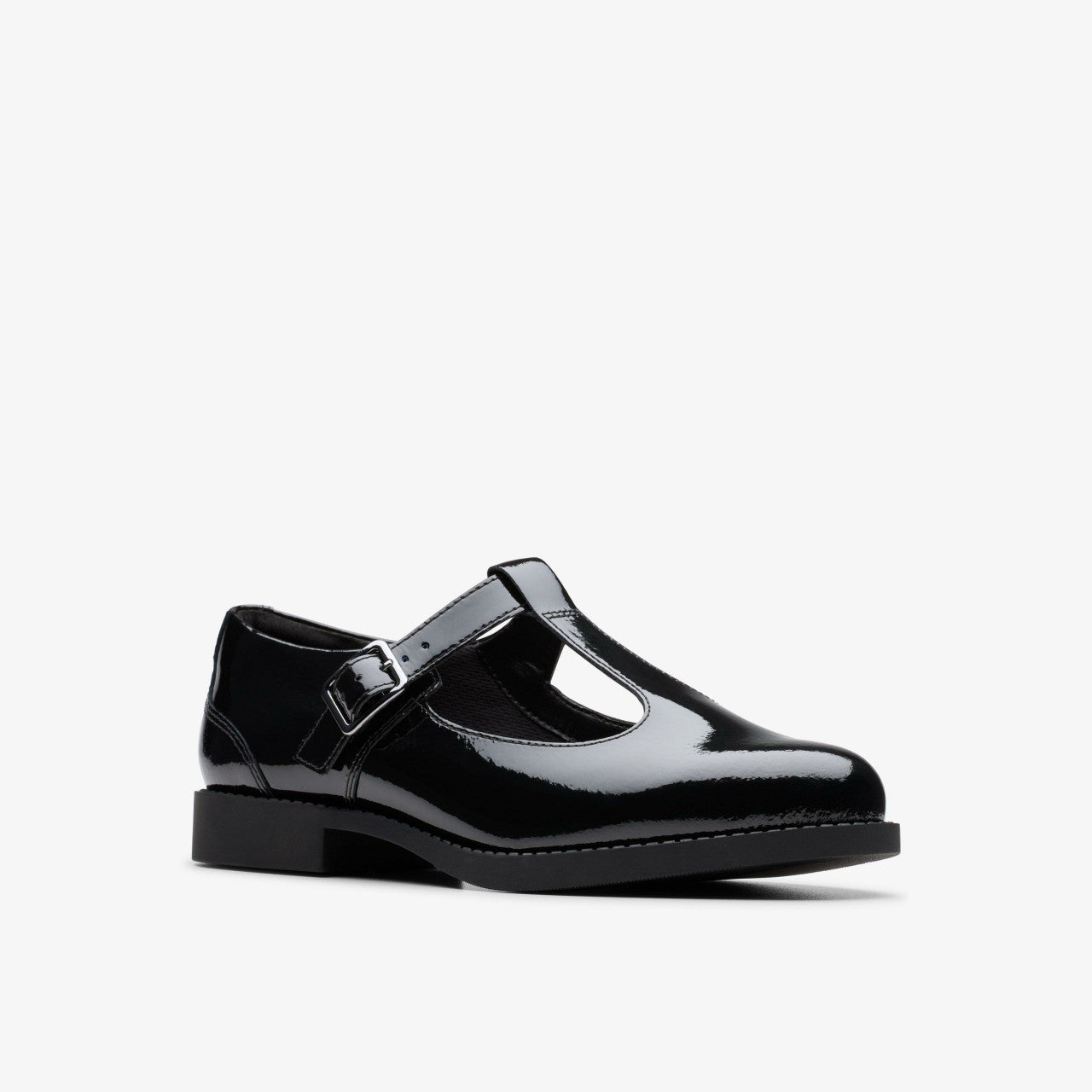Tapa Hope Youth Black Patent | Clarks for sale - Kids