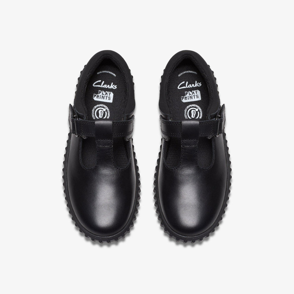 Cove Hope Kid Black Leather | Clarks for sale - Kids