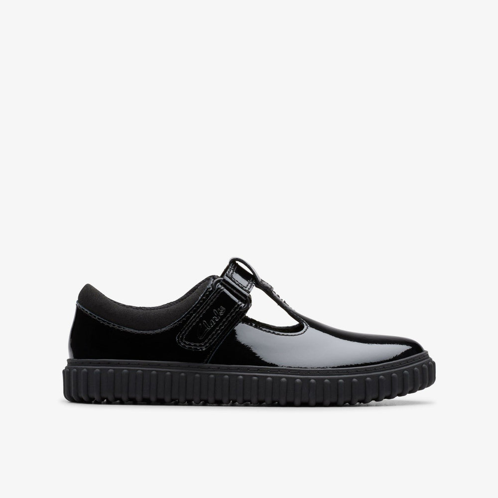 Cove Hope Kid Black Patent | Clarks Sale - Kids