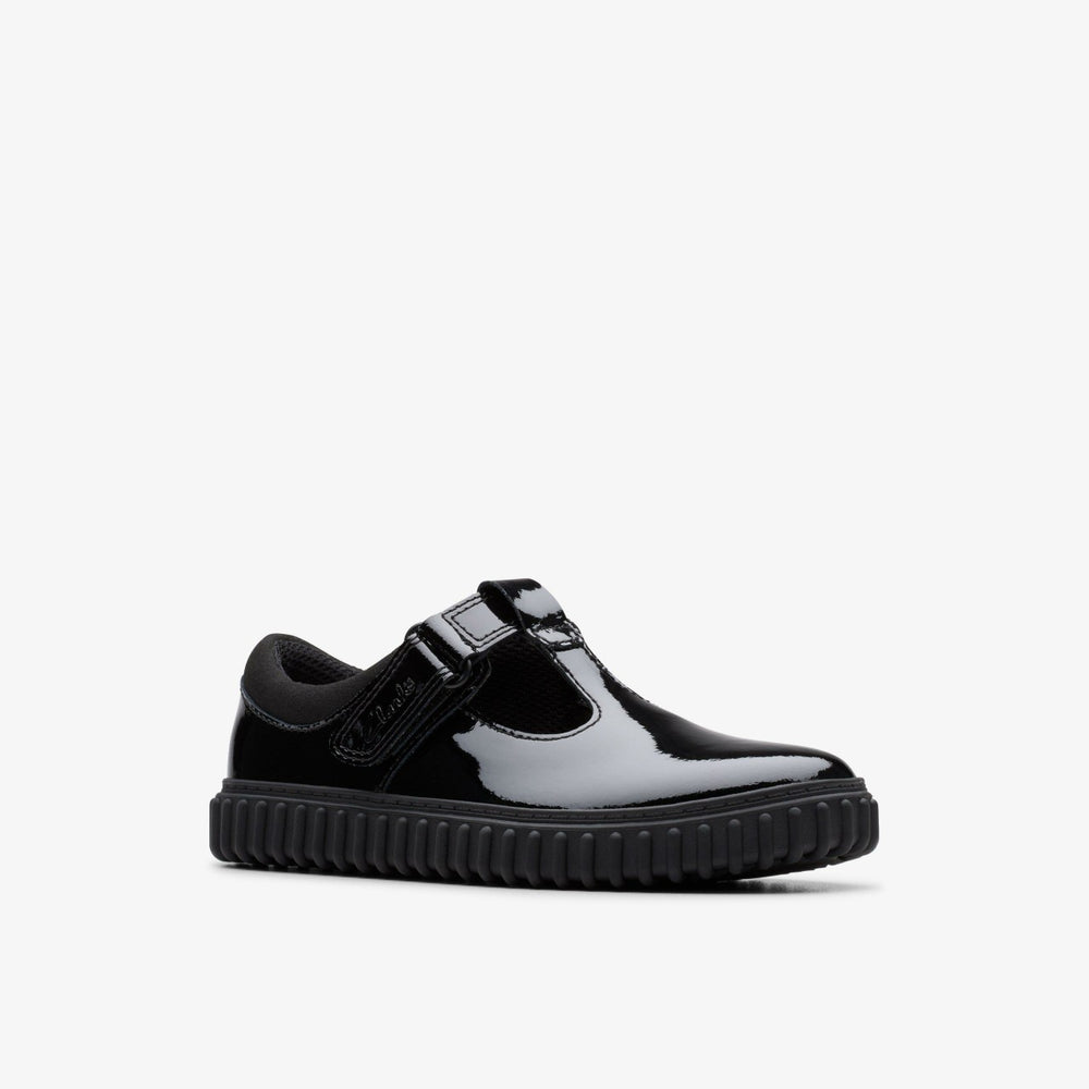 Cove Hope Kid Black Patent | Clarks Sale - Kids