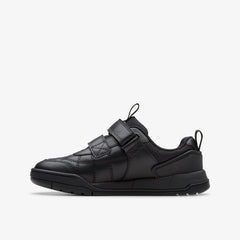 Laser Cross Kid Black Leather | Clarks outlet - Kids