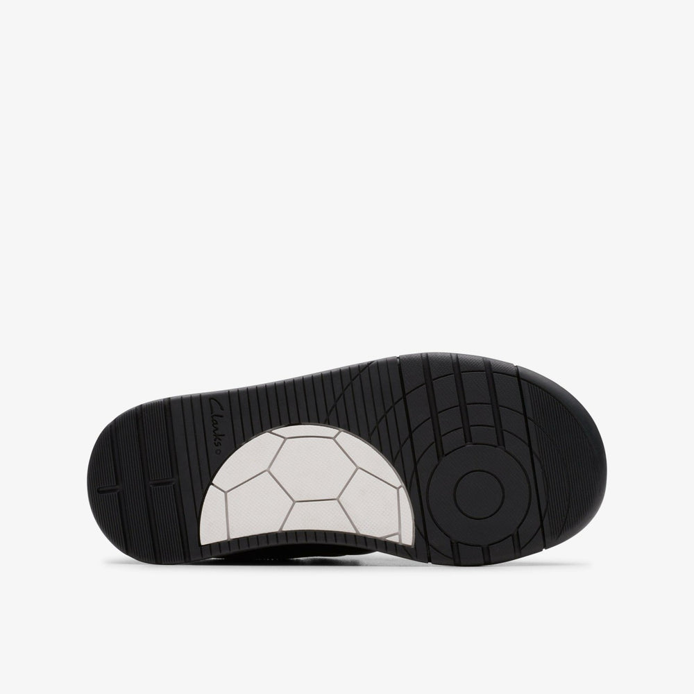 Laser Cross Kid Black Leather | Clarks outlet - Kids