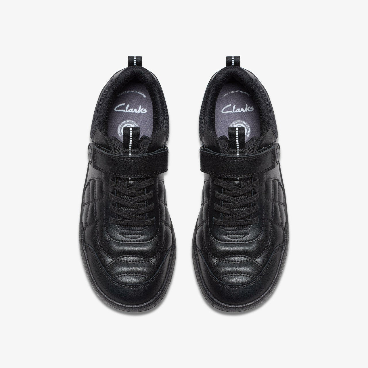 Laser Cross Youth Black Leather | Clarks discount - Kids
