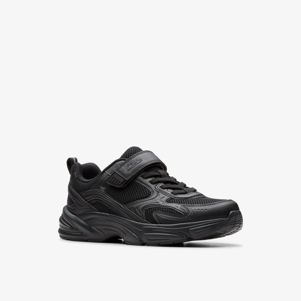 Crafton Move Kid Black | Clarks outlet - Kids