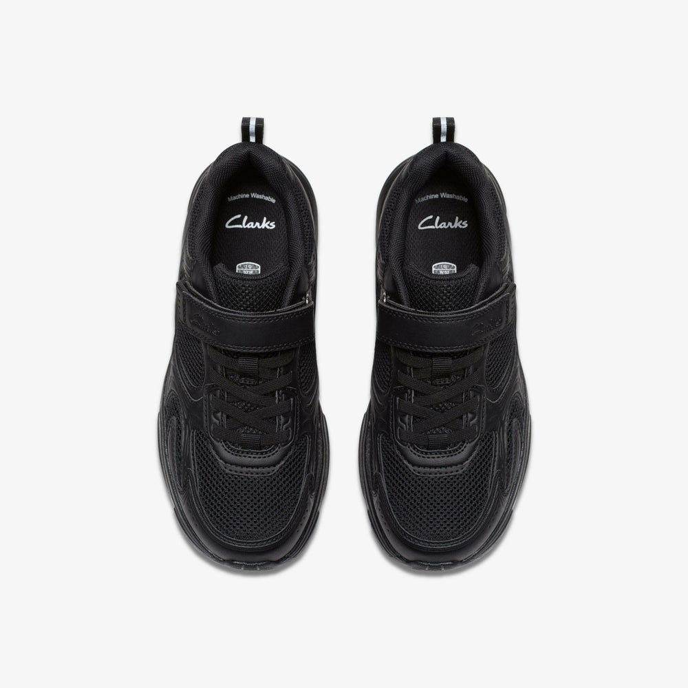 Crafton Move Kid Black | Clarks outlet - Kids