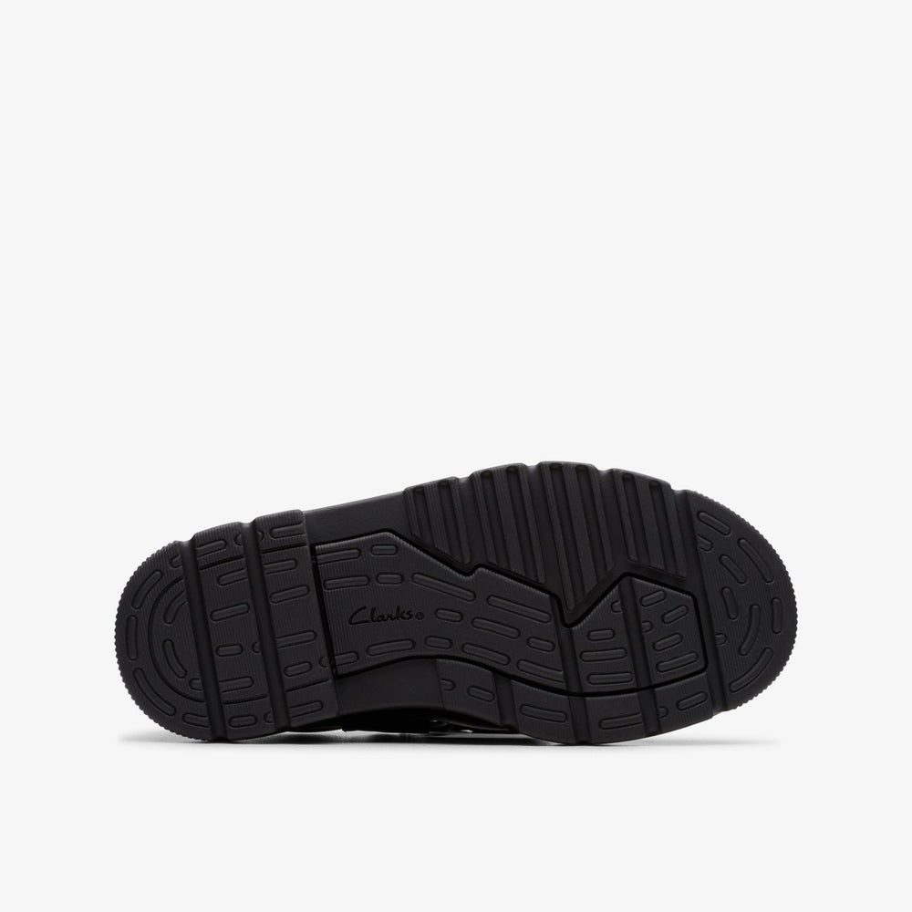 Lorcam Hope Kid Black Leather | Clarks on Sale - Kids