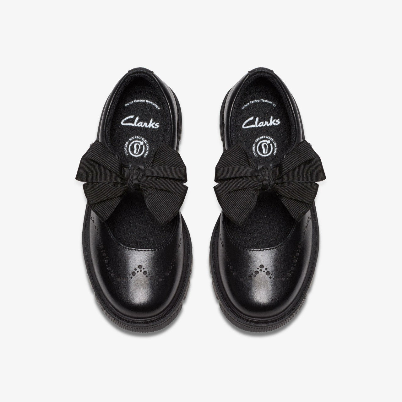 Lorcam Jane Kid Black Leather | Clarks for sale - Kids