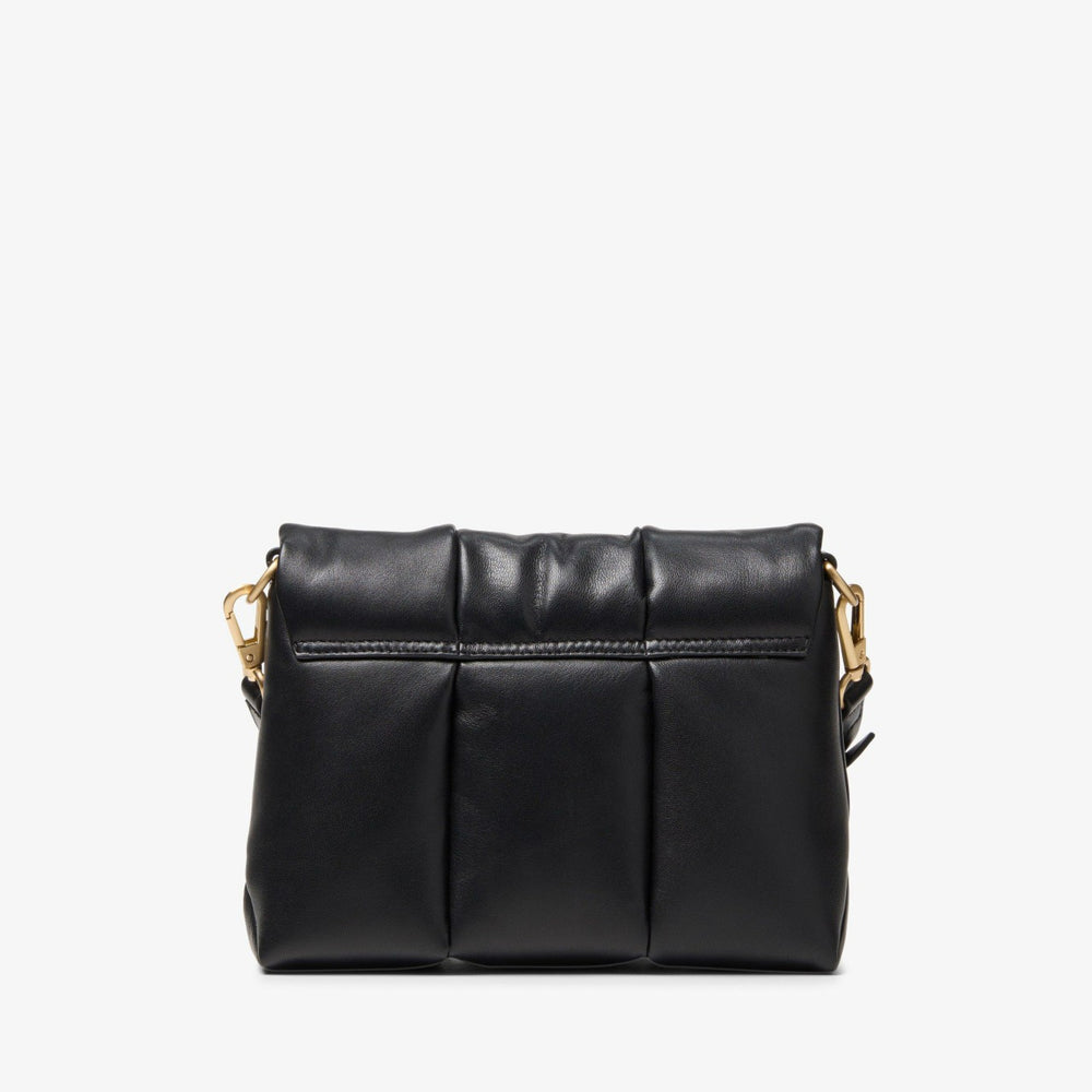 Puffy Crossbody Black Leather | Clarks discount - Women