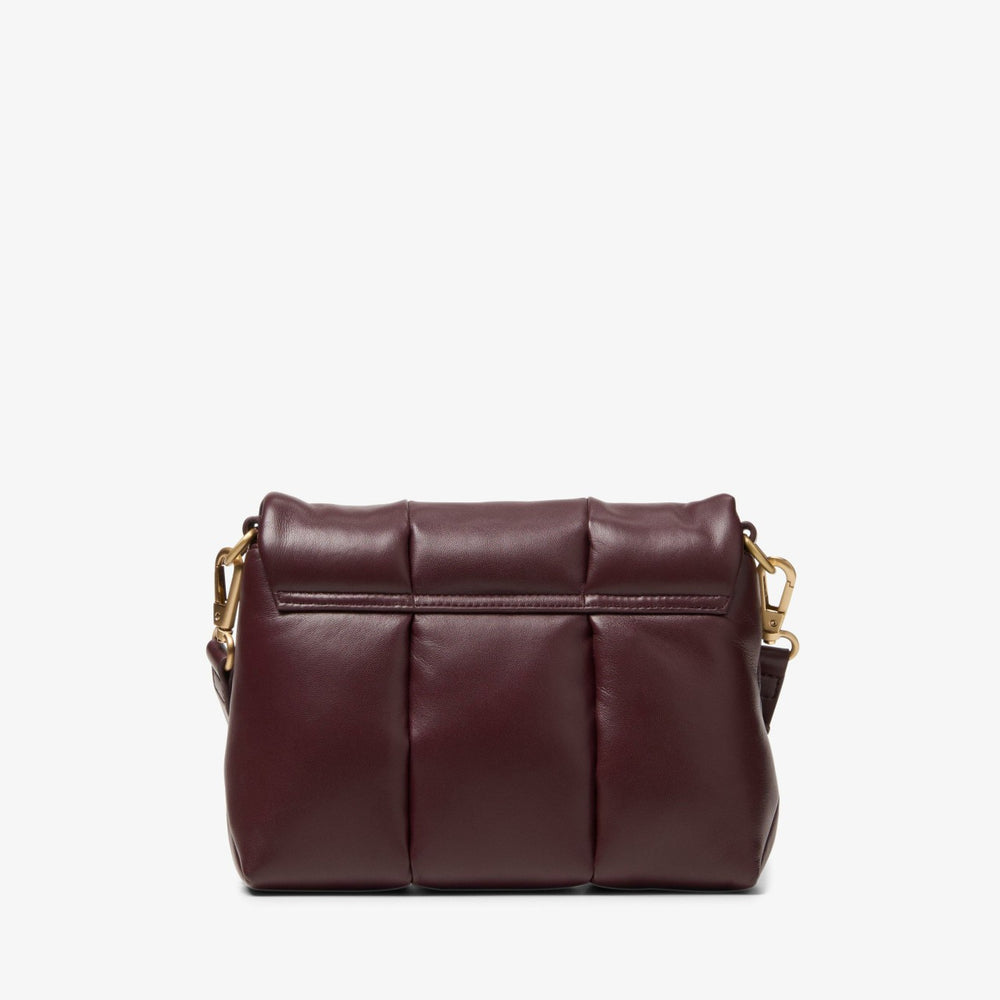 Puffy Crossbody Burgundy Leather | Clarks online - Women