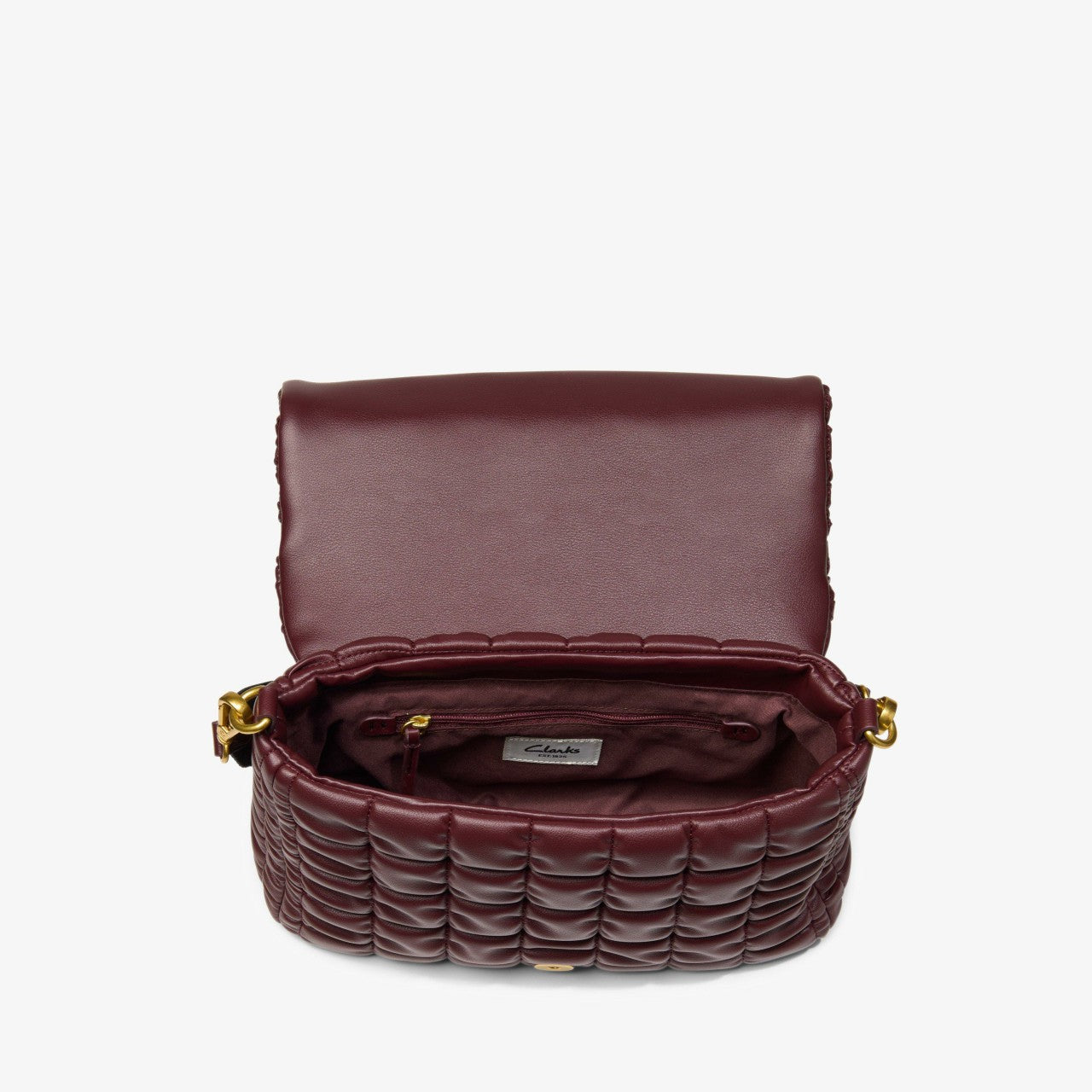 Quilted Cross Burgundy | Clarks discount - Women