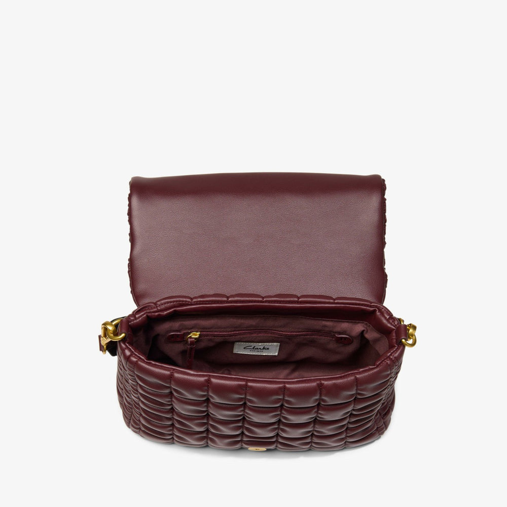 Quilted Cross Burgundy | Clarks discount - Women