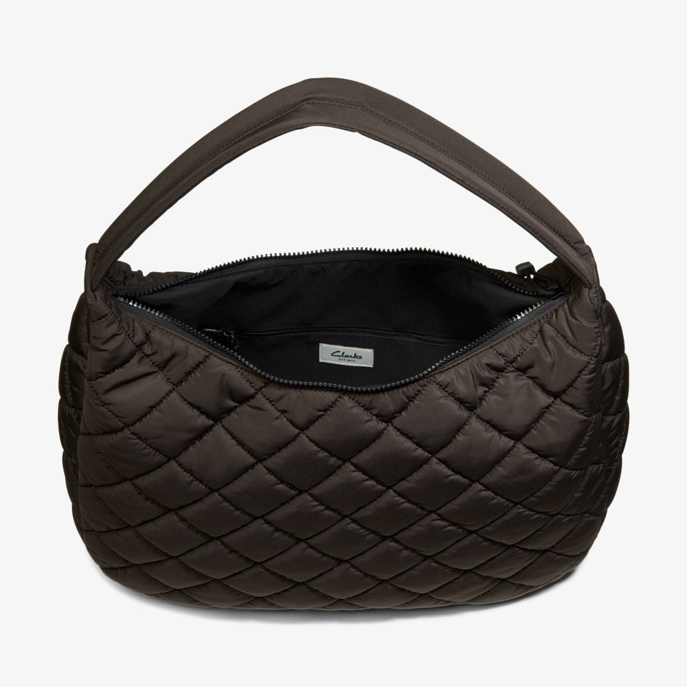 Quilted Tote Dark Brown | Clarks on Sale - Women